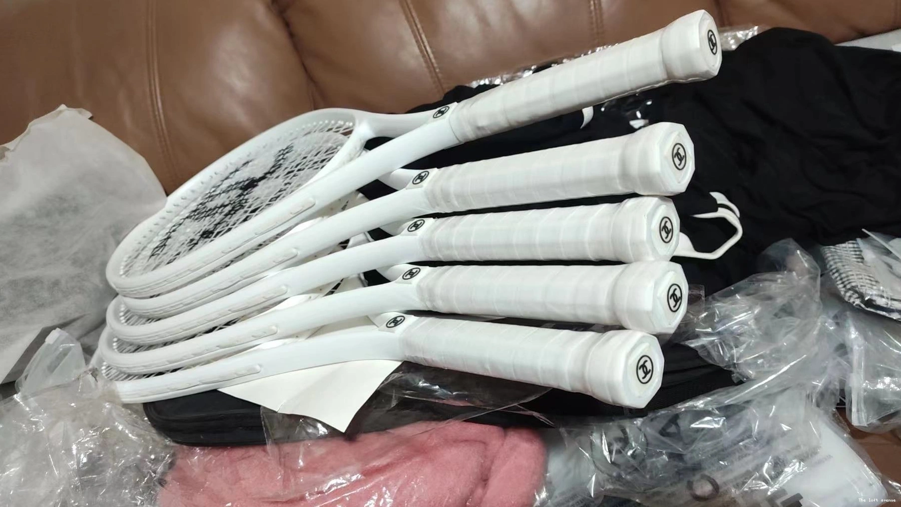 SET TENNIS RACKET CHANEL 0717